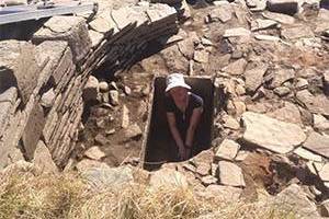 Photo of the Swandro beach excavations, from the Orkney: Gateway to the Atlantic project