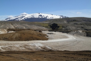 Hekla and pumice quarry