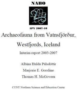 Vatnsfjörður 2008 Report