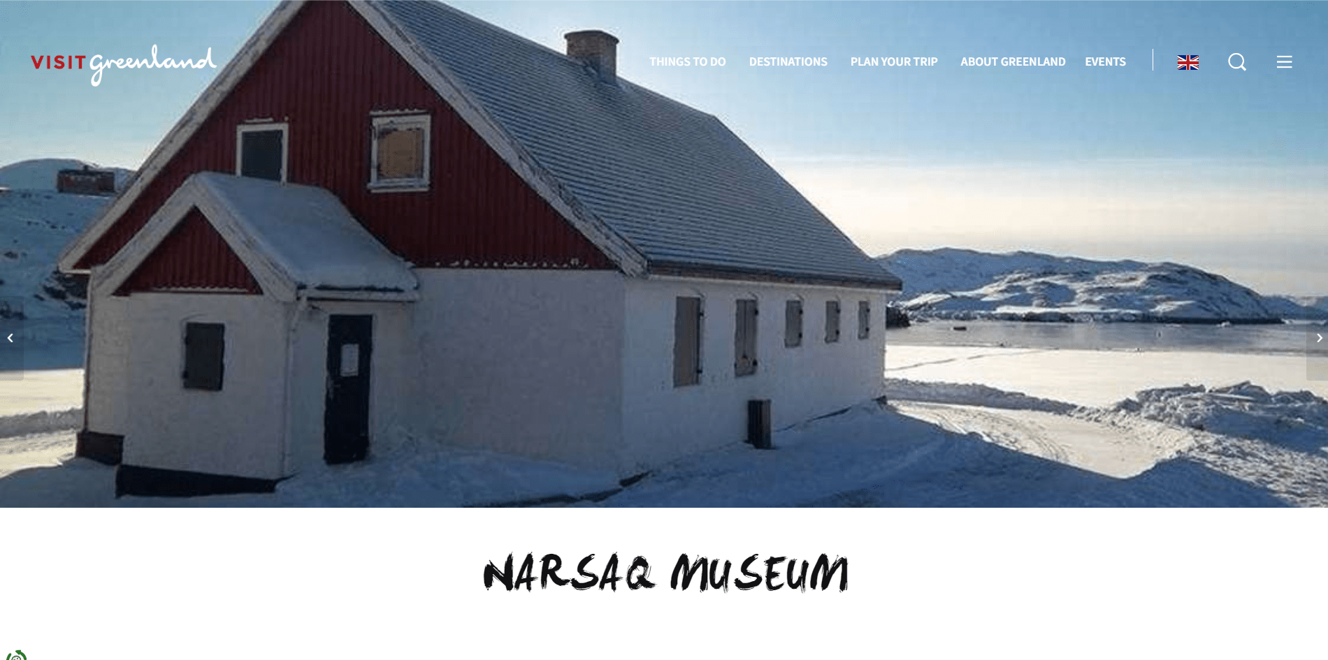 Screenshot: Narsaq Museum website