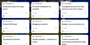 NABO Website Ideas Padlet