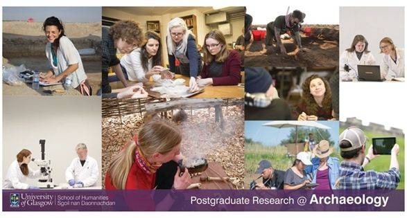 Research students at Glasgow University