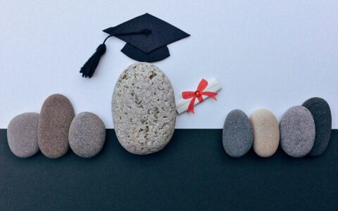 Picture of rocks graduating