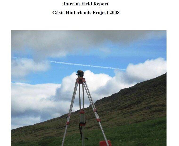 Möðruvellir 2008 Field Report