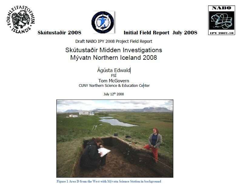 Skútustaðir 2008 Report