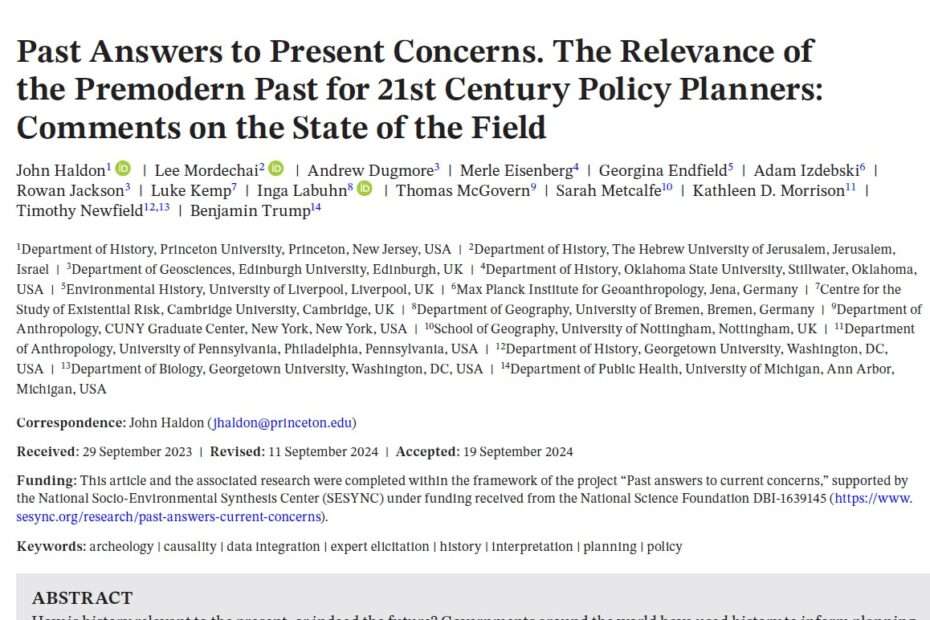 Screenshot of the article showing authors and abstract