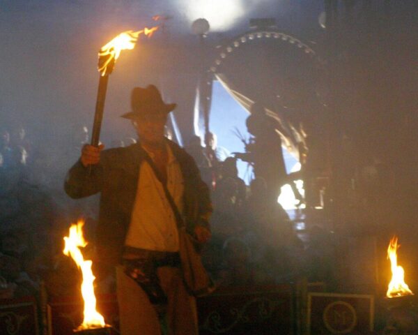 Photo of an Indiana Jones circus show