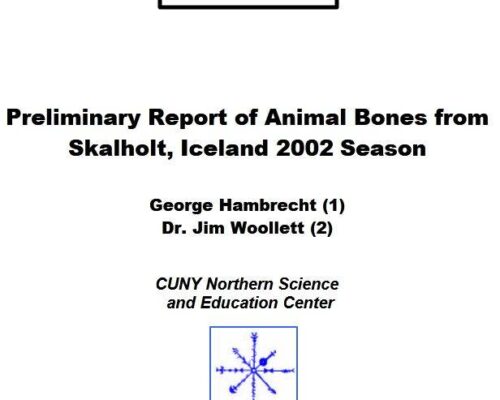 Preliminary Report of Animal Bones from Skalholt, Iceland 2002 Season