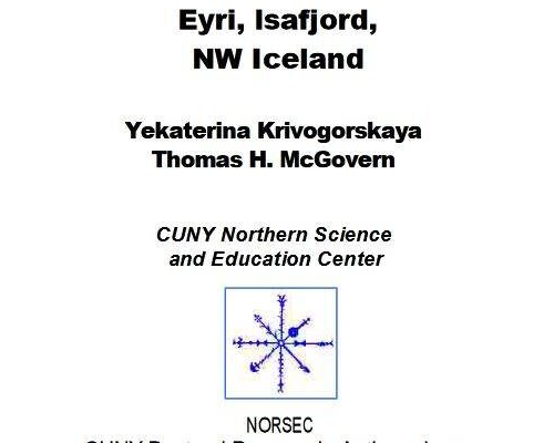 Preliminary Assessment Report of an Archaeofauna from Eyri, lsafjord, NW Iceland